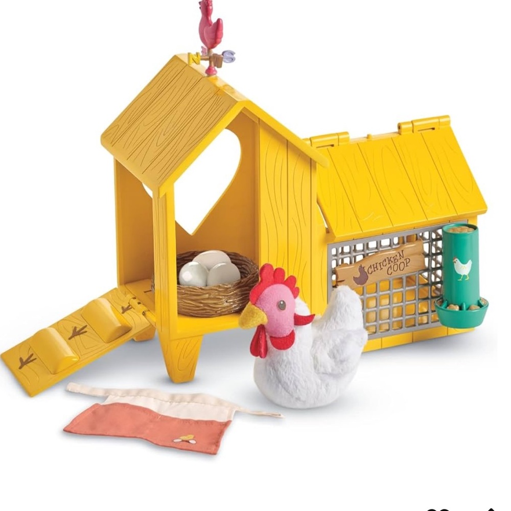 American Girl Welliewishers Chicken & COOP